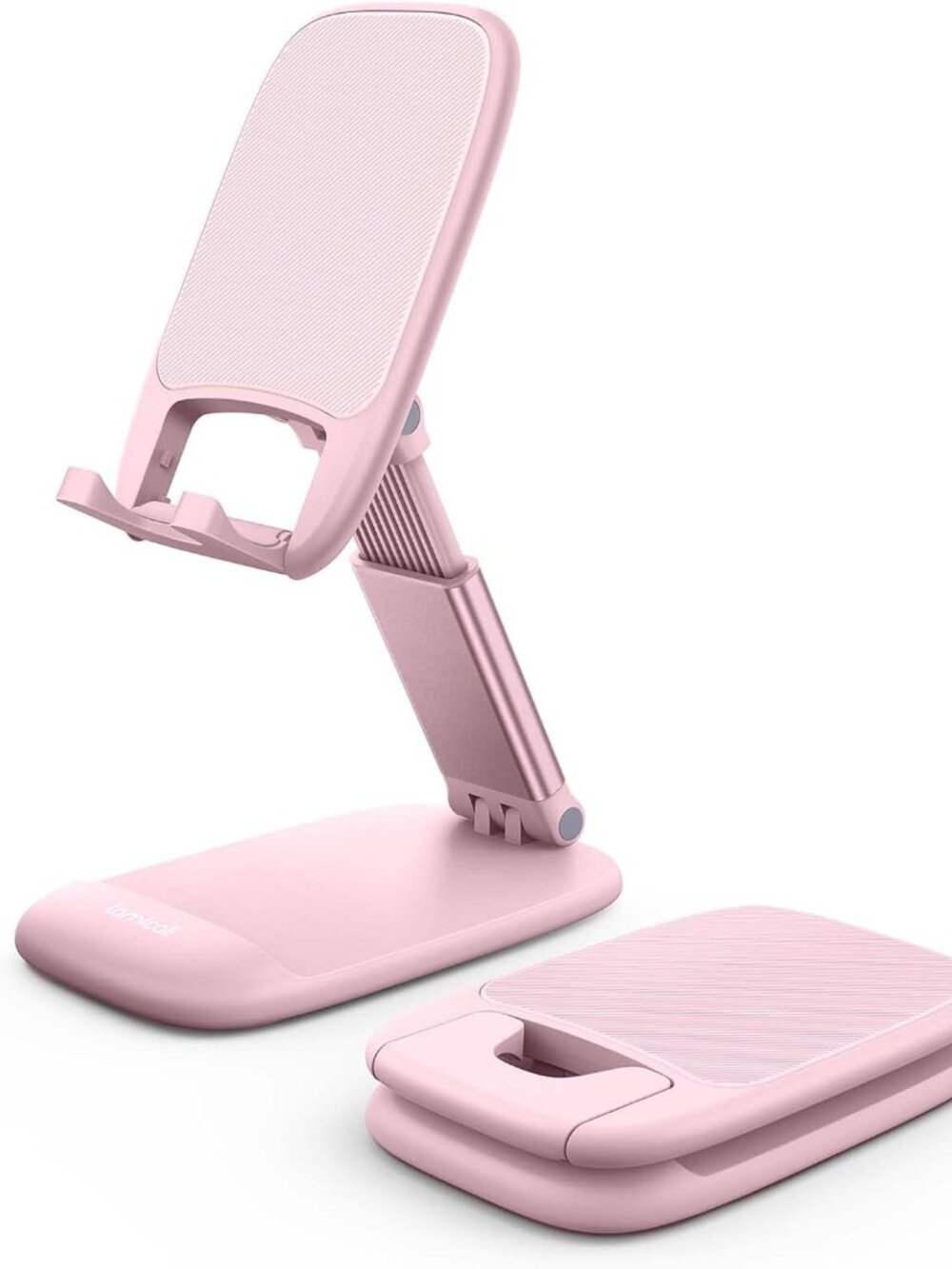 Lamicall Pink Phone Holder, Desk Accessories - Rose Gold Office Holder